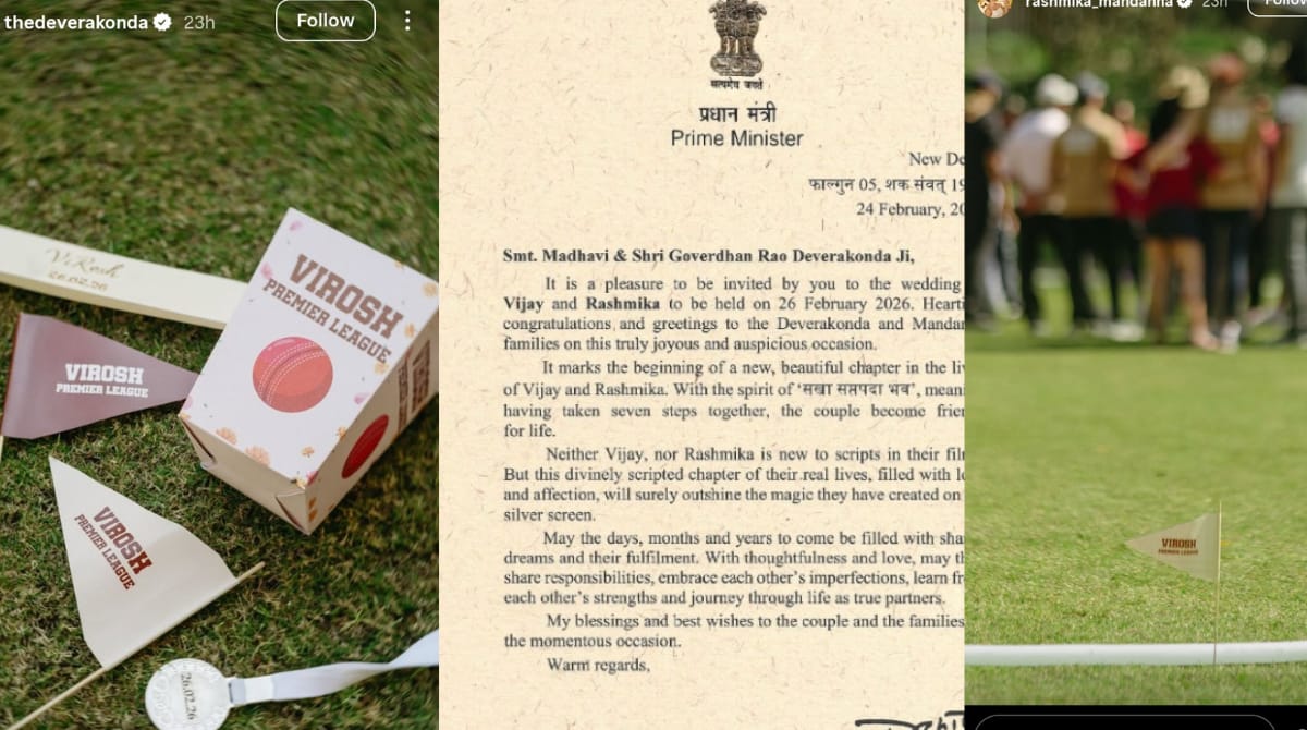 PM Modi Wishes Virosh Marriage