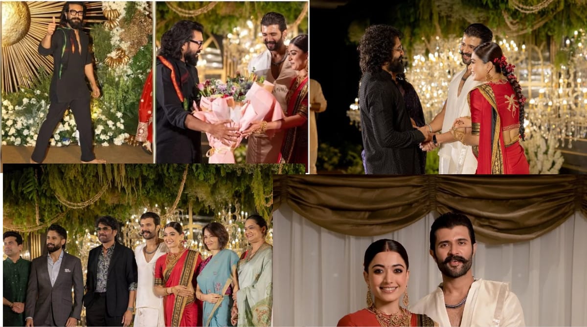 Vijay Rashmika Wedding Reception